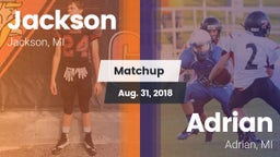 Matchup: Jackson  vs. Adrian  2018