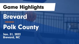 Brevard  vs Polk County  Game Highlights - Jan. 31, 2022