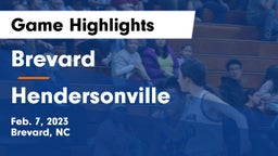 Brevard  vs Hendersonville  Game Highlights - Feb. 7, 2023