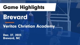 Brevard  vs Veritas Christian Academy  Game Highlights - Dec. 27, 2023