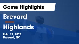 Brevard  vs Highlands  Game Highlights - Feb. 12, 2022