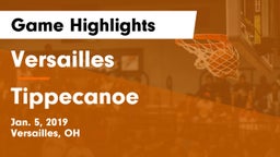 Versailles  vs Tippecanoe  Game Highlights - Jan. 5, 2019