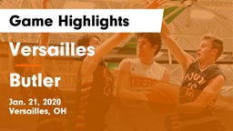 Versailles  vs Butler  Game Highlights - Jan. 21, 2020