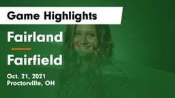 Fairland  vs Fairfield  Game Highlights - Oct. 21, 2021