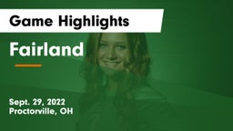 Fairland  Game Highlights - Sept. 29, 2022