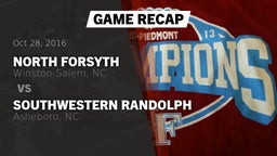 Recap: North Forsyth  vs. Southwestern Randolph  2016