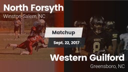 Matchup: North Forsyth High vs. Western Guilford  2017