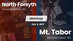 Matchup: North Forsyth High vs. Mt. Tabor  2017