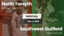 Matchup: North Forsyth High vs. Southwest Guilford  2018