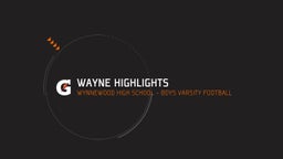 Wynnewood football highlights Wayne Highlights