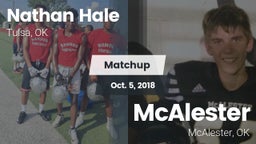 Matchup: Nathan Hale High vs. McAlester  2018