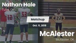 Matchup: Nathan Hale High vs. McAlester  2019