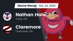 Recap: Nathan Hale  vs. Claremore  2020
