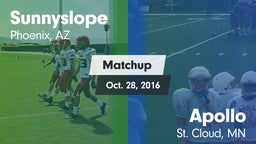 Matchup: Sunnyslope High vs. Apollo  2016