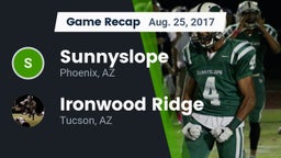 Recap: Sunnyslope  vs. Ironwood Ridge  2017