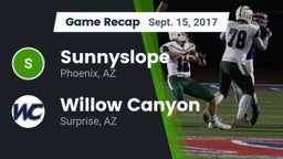 Recap: Sunnyslope  vs. Willow Canyon  2017