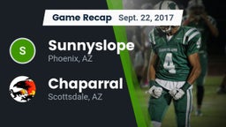 Recap: Sunnyslope  vs. Chaparral  2017