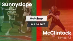 Matchup: Sunnyslope High vs. McClintock  2017