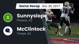 Recap: Sunnyslope  vs. McClintock  2017