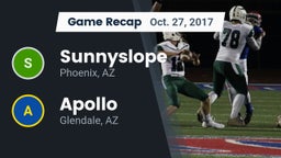 Recap: Sunnyslope  vs. Apollo  2017