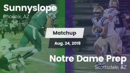 Matchup: Sunnyslope High vs. Notre Dame Prep  2018