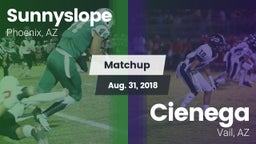 Matchup: Sunnyslope High vs. Cienega  2018