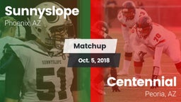 Matchup: Sunnyslope High vs. Centennial  2018