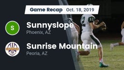 Recap: Sunnyslope  vs. Sunrise Mountain  2019