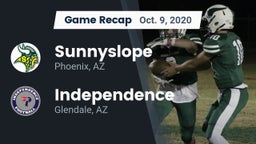 Recap: Sunnyslope  vs. Independence  2020