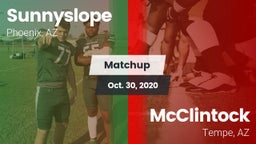 Matchup: Sunnyslope High vs. McClintock  2020