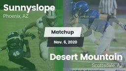 Matchup: Sunnyslope High vs. Desert Mountain  2020