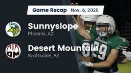 Recap: Sunnyslope  vs. Desert Mountain  2020