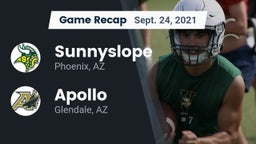 Recap: Sunnyslope  vs. Apollo  2021