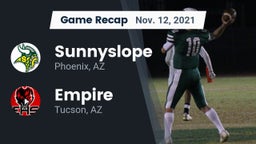 Recap: Sunnyslope  vs. Empire  2021