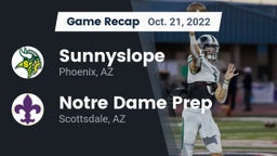 Recap: Sunnyslope  vs. Notre Dame Prep  2022