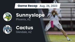 Recap: Sunnyslope  vs. Cactus  2023