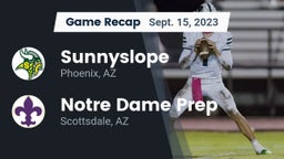 Recap: Sunnyslope  vs. Notre Dame Prep  2023