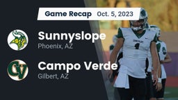 Recap: Sunnyslope  vs. Campo Verde  2023