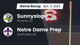 Recap: Sunnyslope  vs. Notre Dame Prep  2023