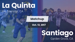 Matchup: La Quinta High vs. Santiago  2017
