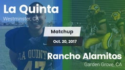 Matchup: La Quinta High vs. Rancho Alamitos  2017