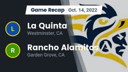 Recap: La Quinta  vs. Rancho Alamitos  2022