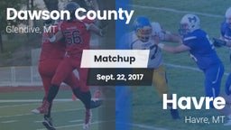 Matchup: Dawson County High vs. Havre  2017