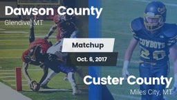 Matchup: Dawson County High vs. Custer County  2017