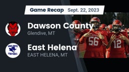 Recap: Dawson County  vs. East Helena  2023