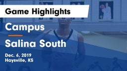 Campus  vs Salina South  Game Highlights - Dec. 6, 2019