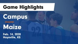 Campus  vs Maize Game Highlights - Feb. 14, 2020