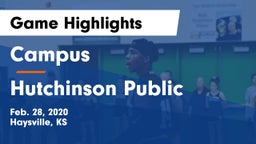 Campus  vs Hutchinson Public  Game Highlights - Feb. 28, 2020