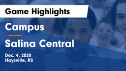 Campus  vs Salina Central  Game Highlights - Dec. 4, 2020