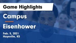 Campus  vs Eisenhower  Game Highlights - Feb. 5, 2021